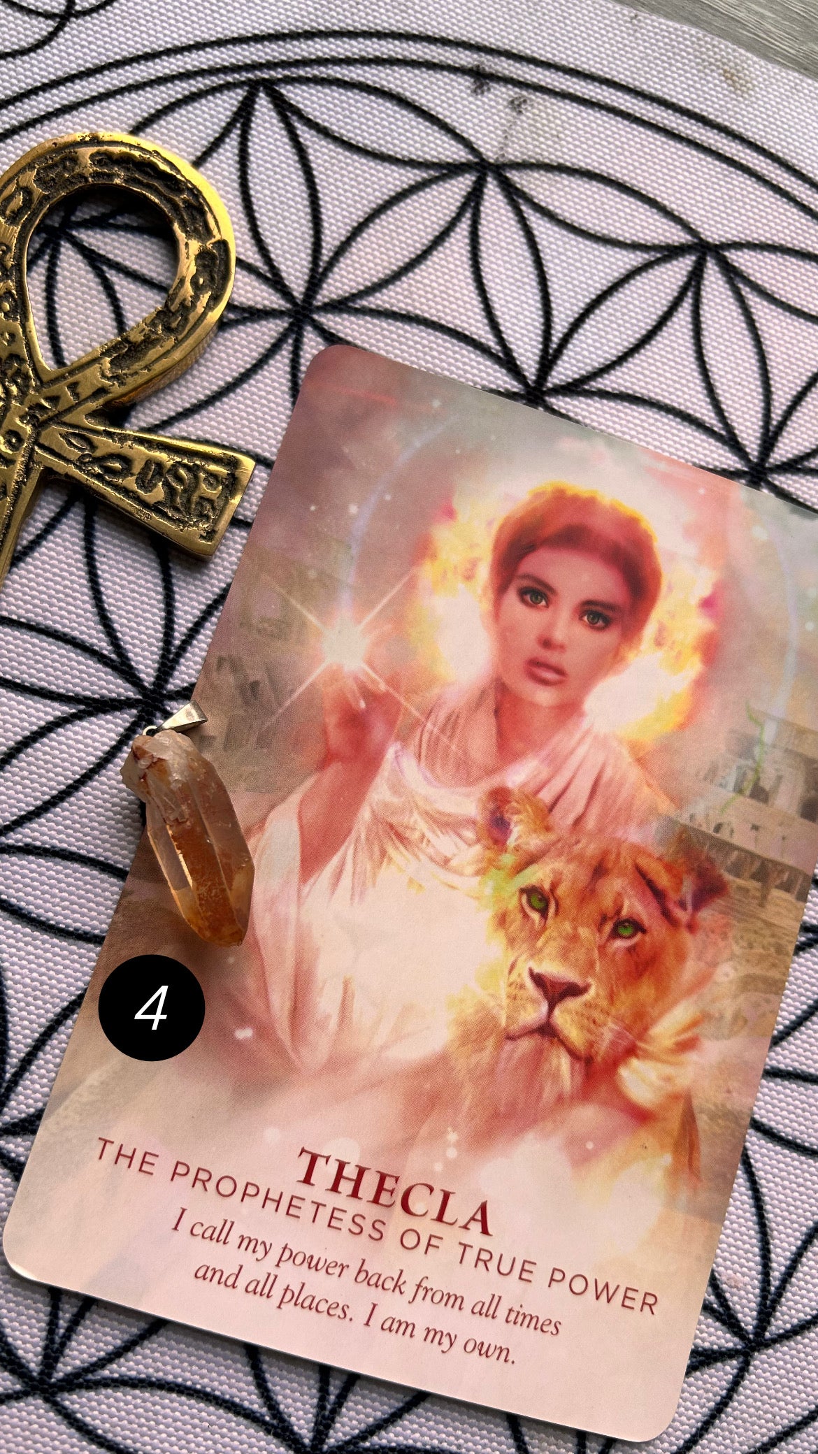 🌸 Lemurian Talisman Necklace – Limited Edition (11 only)