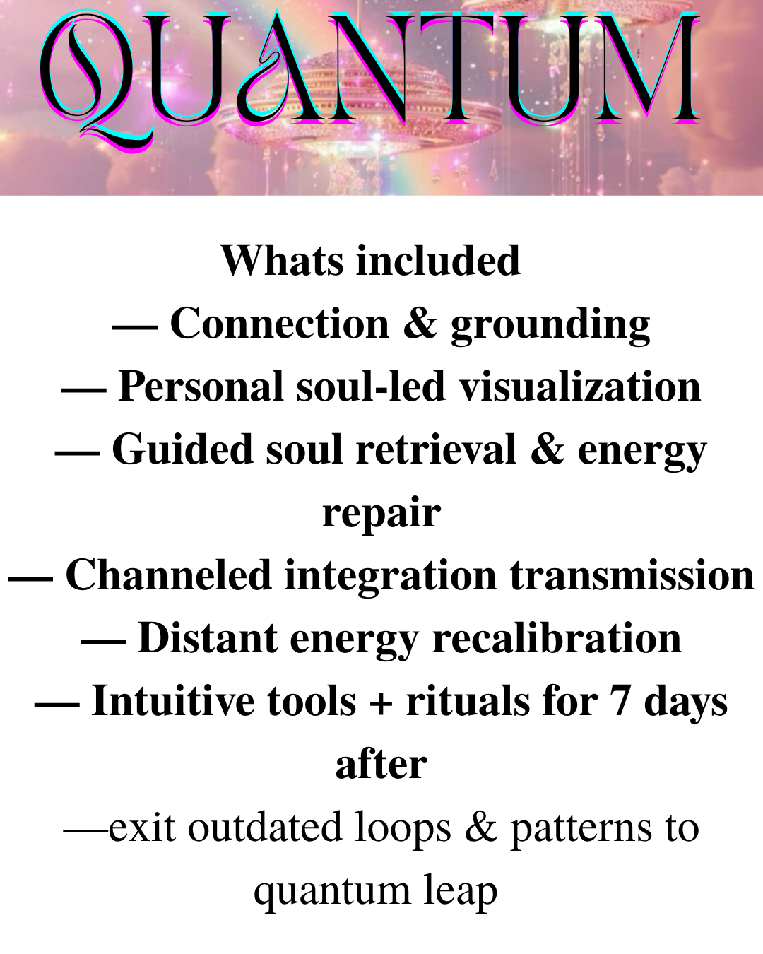 QUANTUM- RECORDED 🪩