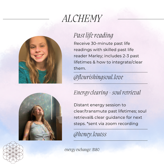 Past Life Reading + Energy Clearing