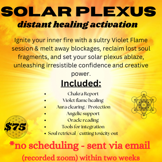 (Solar Plexus Activation) 🍒